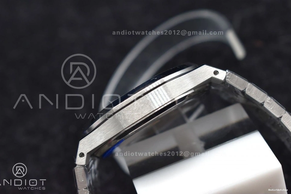 APSF A4302 Royal 15500 Clone Oak Bracelet SS on 41mm Textured 449 Best Affordable Super Edition 1:1 White SS Dial 0206